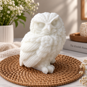 3D Owl Animal Decorative Candle